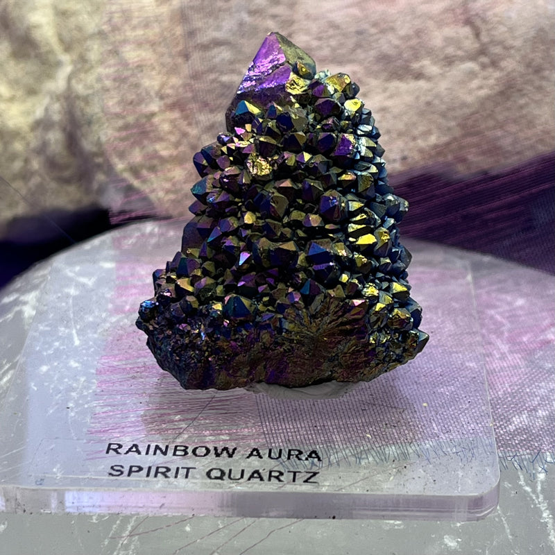 Rainbow Aura Spirit Quartz 3.7 cm
