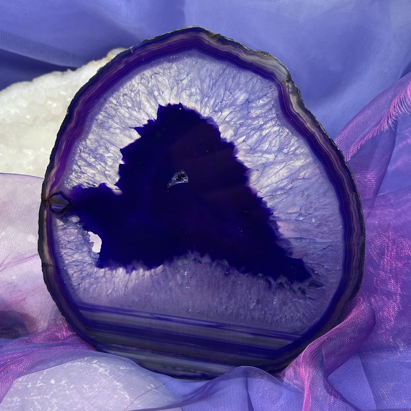 Agate Slice Purple XL