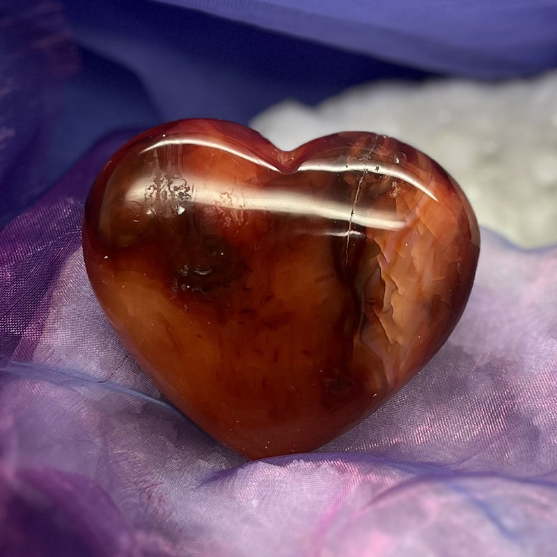 Heart Carnelian 6.3 cm