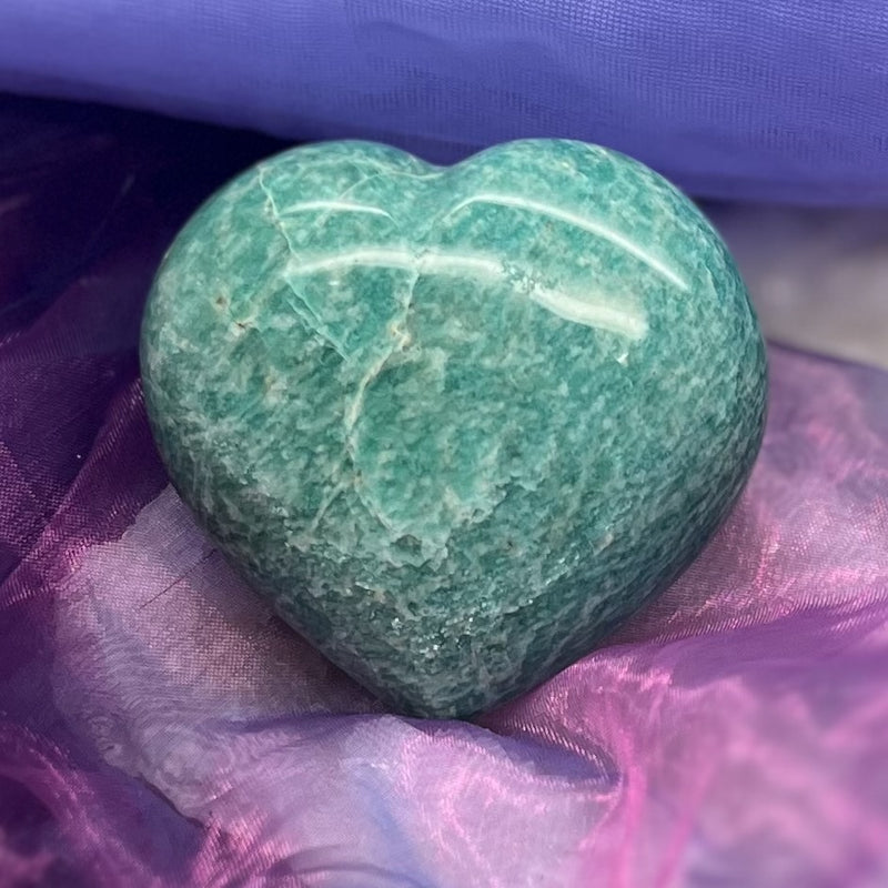 Heart Amazonite 6.8 cm