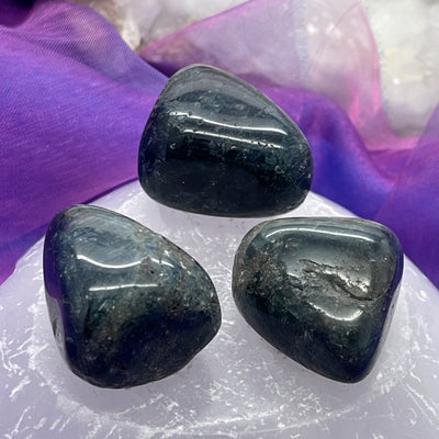 Apatite Blue Tumble Stone | Carpe Diem With Remi