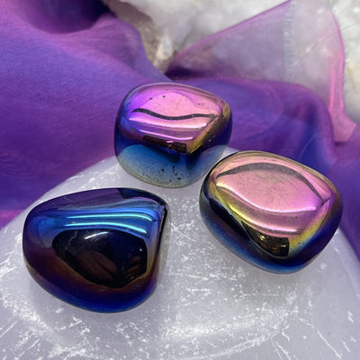 Rainbow Aura Tumble Stone | Carpe Diem With Remi