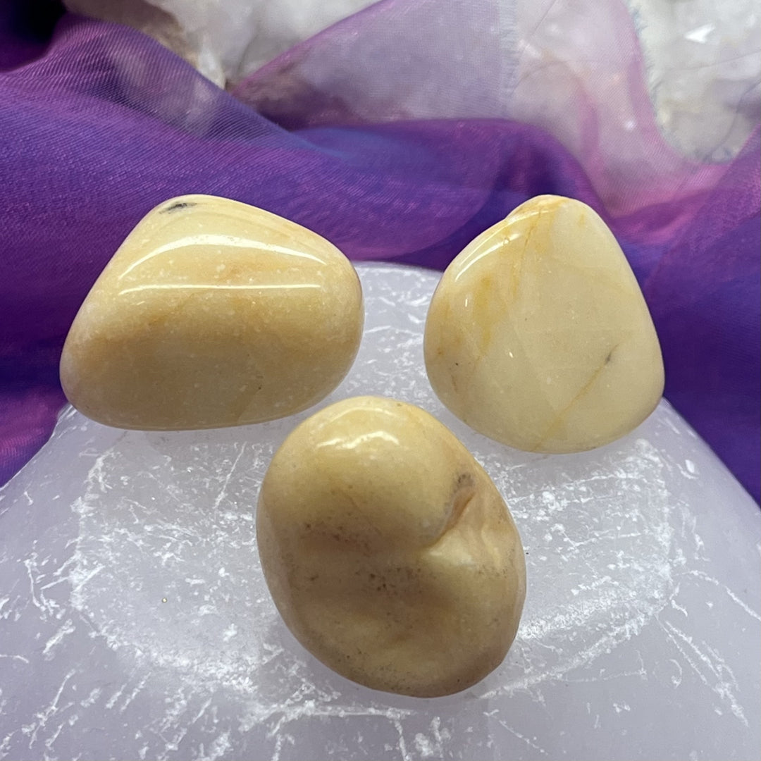 Jasper Yellow Tumble Stone