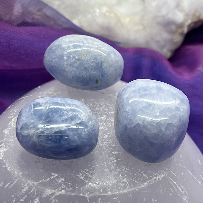 Calcite Blue Tumble Stone