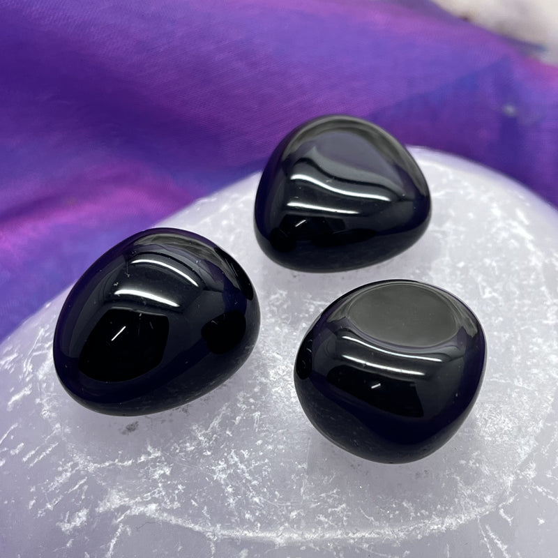 Obsidian Rainbow Tumble Stone