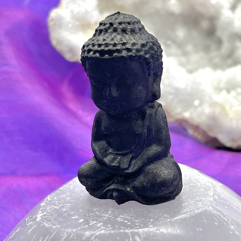 Shungite Buddha Carving 6.0 cm