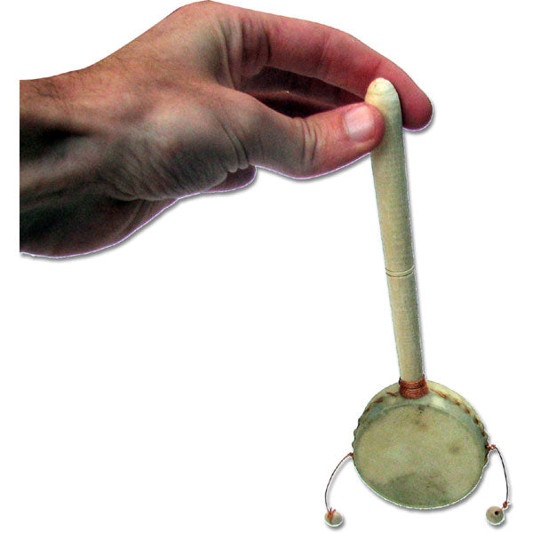 Twist Drum Damaru White and Thin Medium | Carpe Diem With Remi