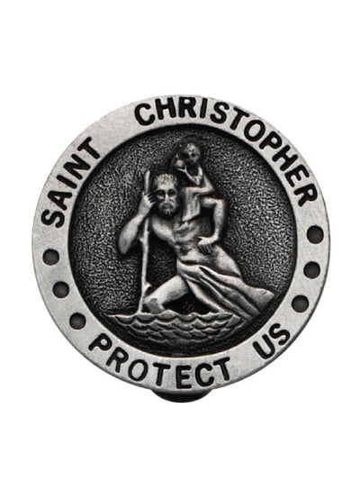 Visor Clip St Christopher Protect Us 5 cm | Carpe Diem With Remi