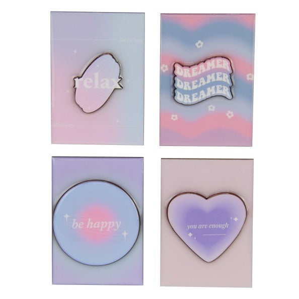 Magnet Inspirational Pastel Colours Assorted