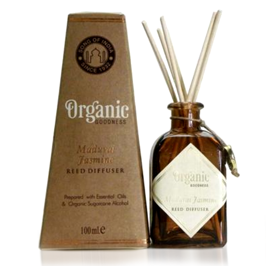 Organic Goodness Reed Diffuser Madurai Jasmine | Carpe Diem With Remi
