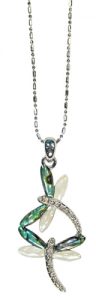 Necklace Dragonfly with Paua Shell | Carpe Diem With Remi