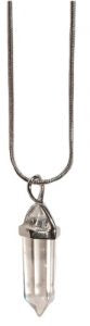 Necklace Clear Quartz Point on Fine Chain | Carpe Diem With Remi