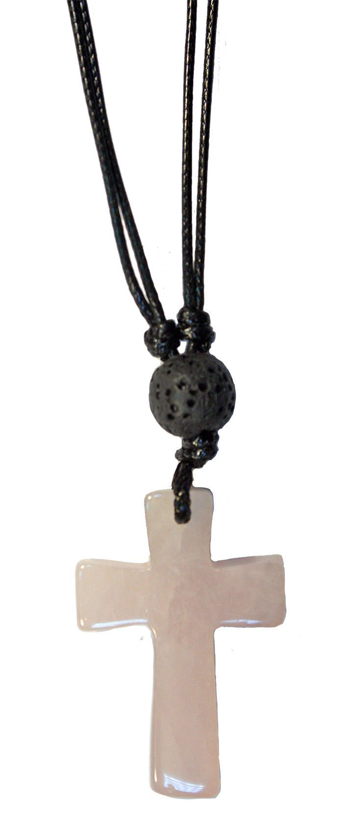 Necklace Rose Quartz Cross | Carpe Diem with Remi