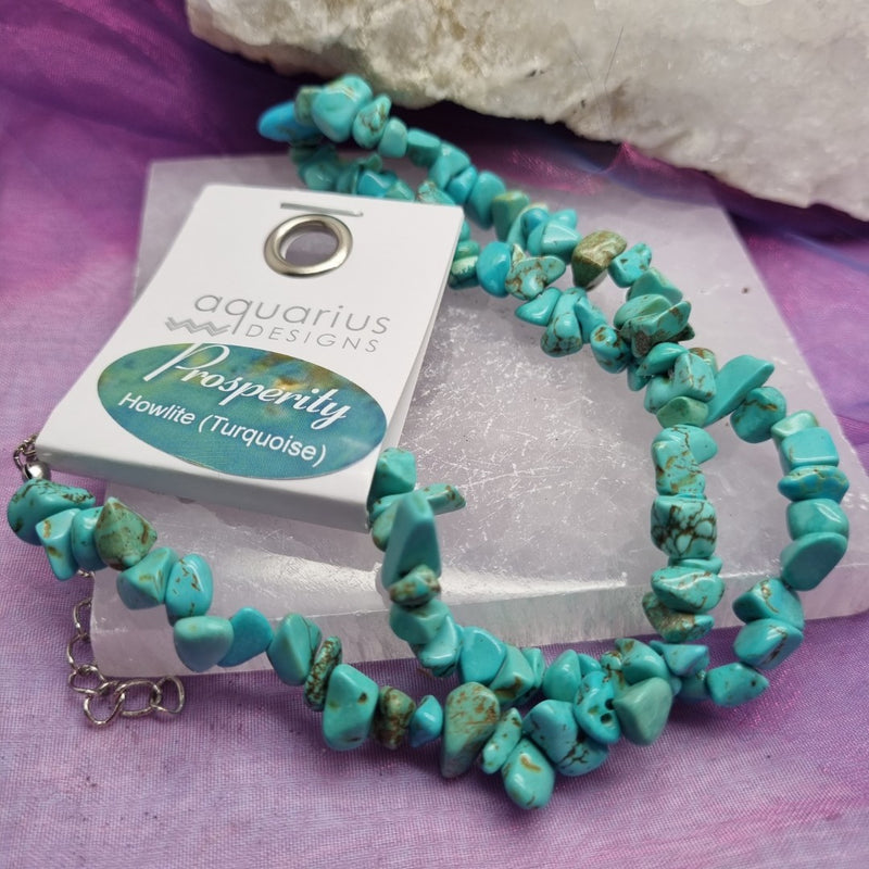 Necklace Dyed Howlite Chips 18 Inch | Carpe Diem With Remi