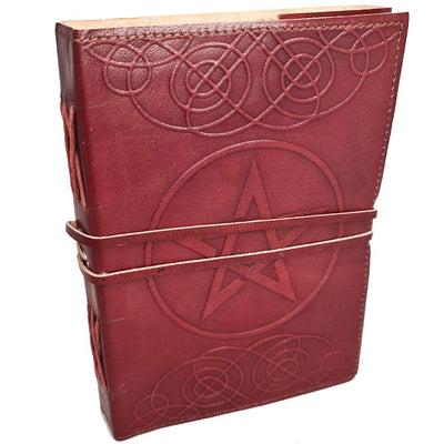 Journal Leather Pentagram 17.7 cm | Carpe Diem With Remi