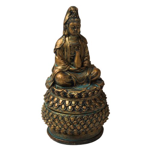 Backflow Incense Cone Holder Kuan Yin | Carpe Diem With Remi