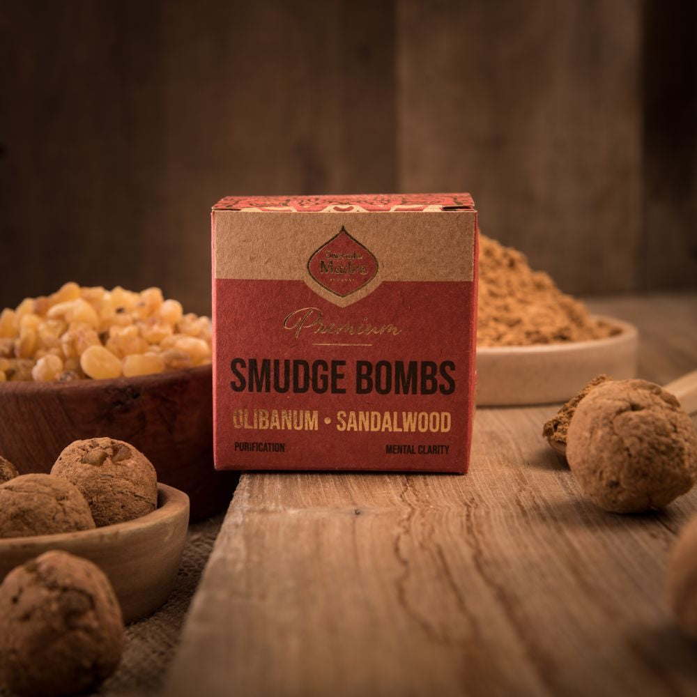 Frankincense and Sandalwood Smudge Bomb Sagrada Madre