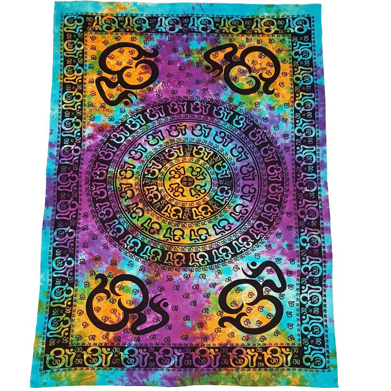 Tapestry Om Chakra Tie Dye
