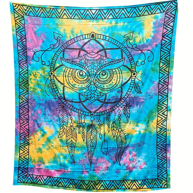 Tapestry Om Dreamcatcher Tie Dye