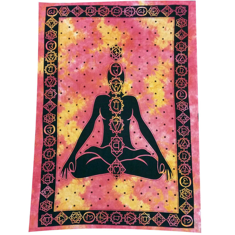 Tapestry Seven Chakra Red