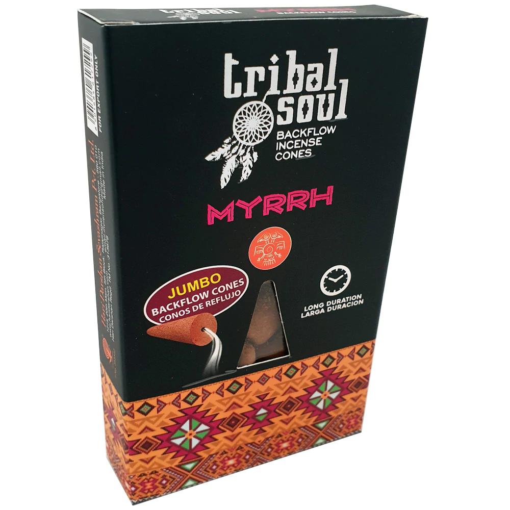 Tribal Soul Backflow Cones Jumbo Myrrh | Carpe Diem With Remi