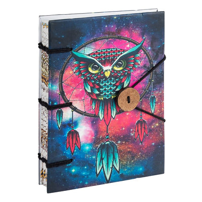 Journal Dreamcatcher Owl Handcrafted Paper | Carpe Diem With Remi