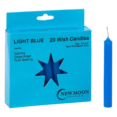 Wish Candles 20 Pack Light Blue | Carpe Diem With Remi