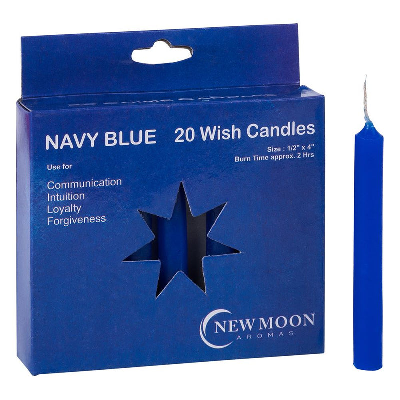 Wish Candles 20 Pack Navy | Carpe Diem With Remi