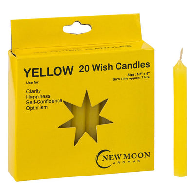 Wish Candles 20 Pack Yellow | Carpe Diem With Remi