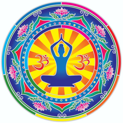 Sunseal Sticker Yoga Spirit Mandala | Carpe Diem With Remi