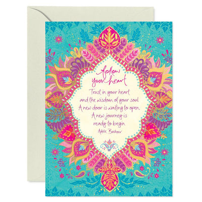 Greeting Card Follow Your Heart | Carpe Diem With Remi