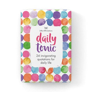 Daily Tonic Affirmation Cards | Carpe Diem With Remi
