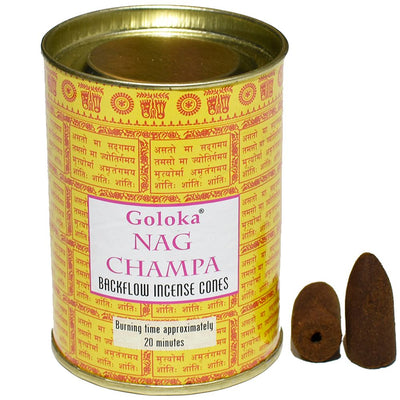 Nag Champa Goloka Backflow Cone | Carpe Diem With Remi