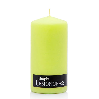Pillar Candle Simply Lemongrass | Carpe Diem With Remi