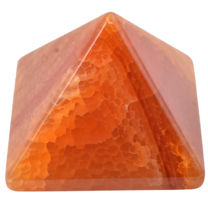 Pyramid Mini Fire Agate 3 cm | Carpe Diem With Remi