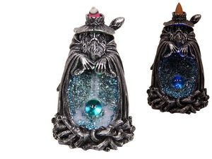 Backflow Incense Burner Silver Wizard 18cm | Carpe Diem With Remi