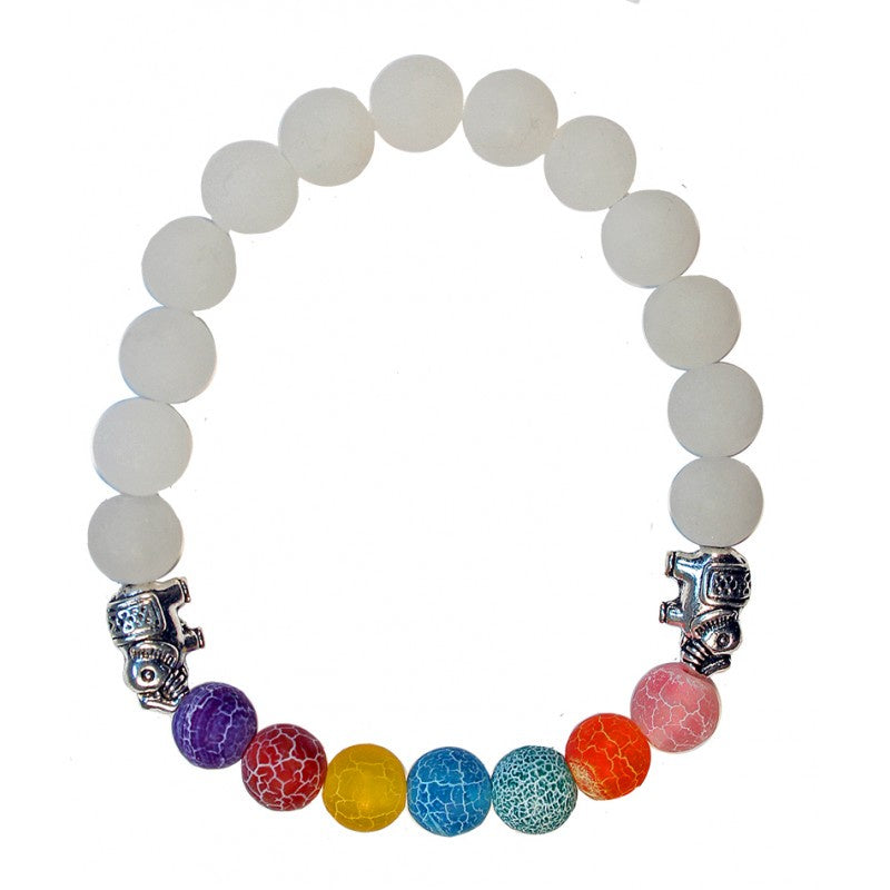 Bracelet Chakra Beads with Elephant Charm | Carpe Diem With Remi