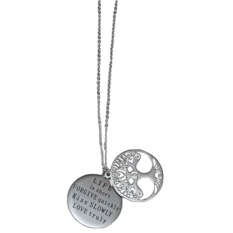 Necklace Tree with Life Saying | Carpe Diem With Remi
