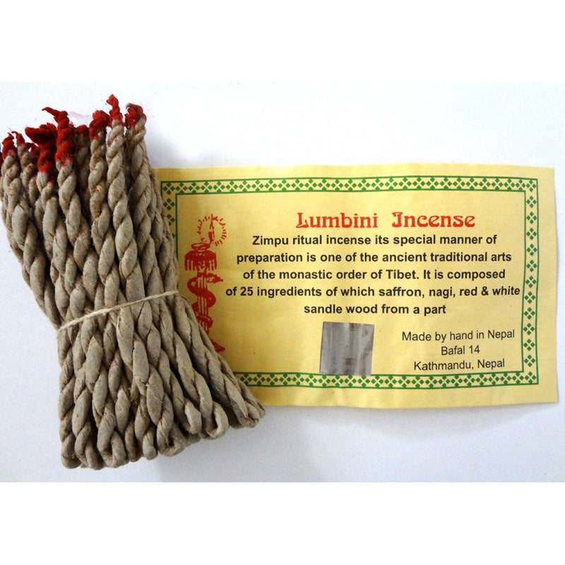 Tibetan Incense Lumbini Rope Single Packet | Carpe Diem with Remi