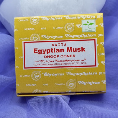 Dhoop Cone Satya Egyptian Musk | Carpe Diem With Remi