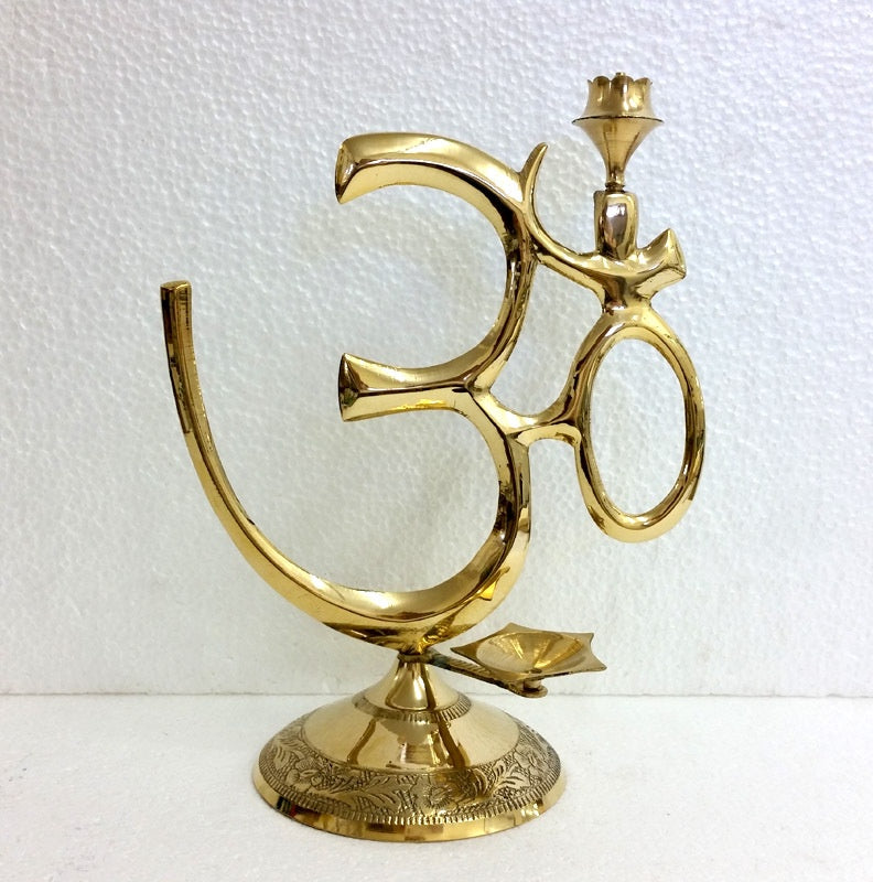 Incense and Cone Holder Om Large 21 cm