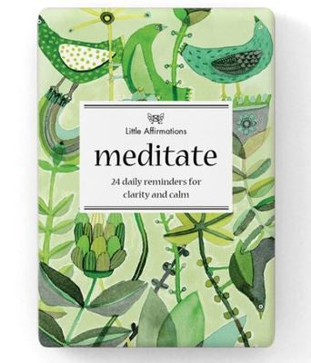 Meditate Affirmation Cards | Carpe Diem With Remi