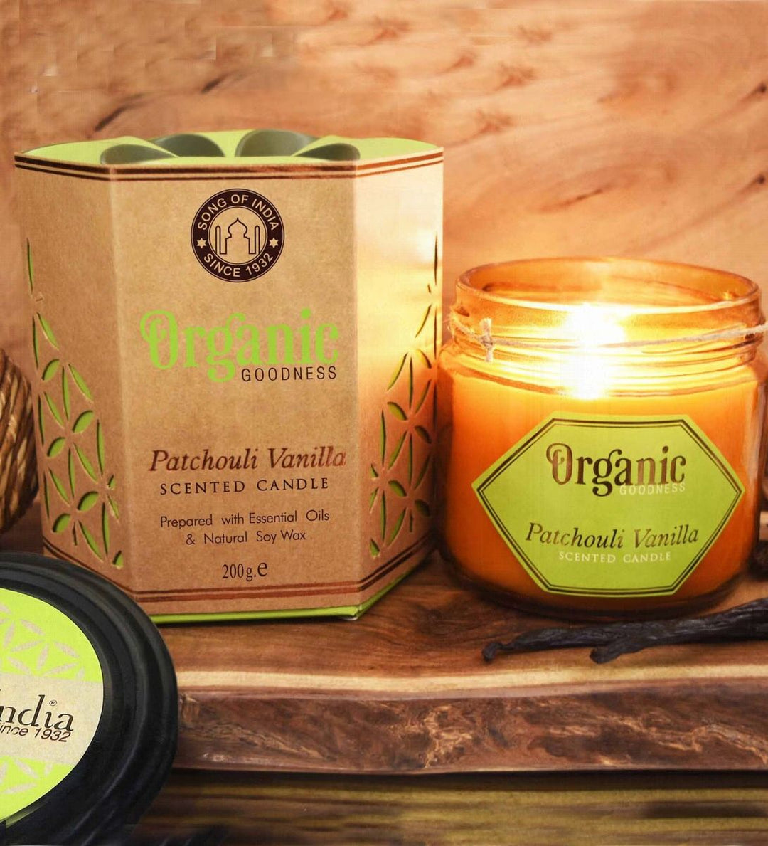 Candle Soy Organic Goodness 60 Hour Patchouli Vanilla | Carpe Diem With Remi
