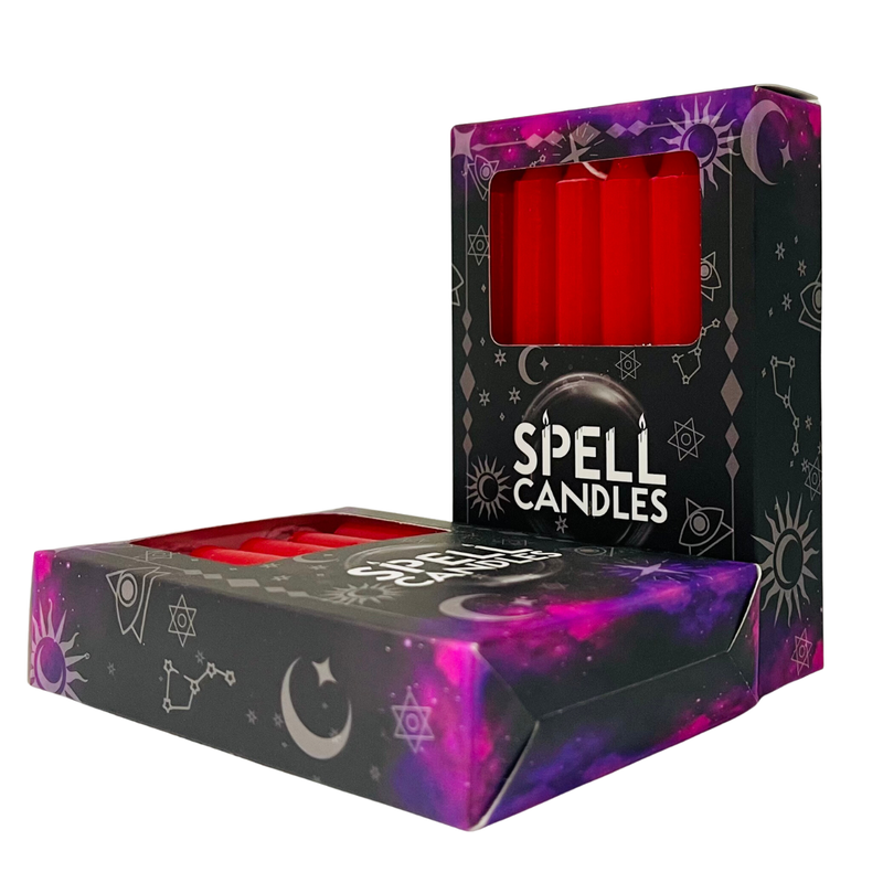 Spell Candle Boxed Red 10 cm