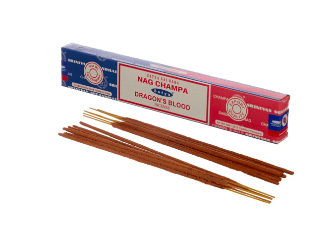 Nag Champa and Dragons Blood Satya Incense 16g | Carpe Diem With Remi